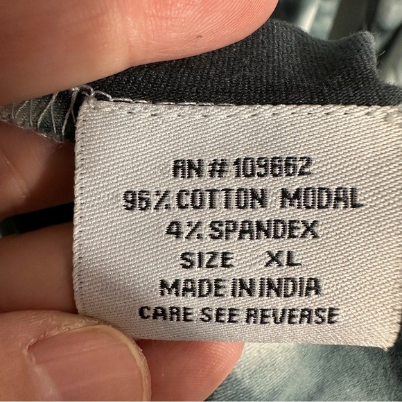 Snapdragon & Twig XL button front top/jacket, tie dye look, stretch, comfy - Picture 7 of 9